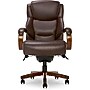 La-Z-Boy Delano Ergonomic Leather Executive Big & Tall Chair, 400 lb. Capacity, Brown (45833OSS)~#|#~CDF06159-D444-455D-B52848A494228568_sc7