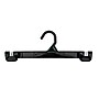 Nahanco 10" Plastic Snap Grip Skirt/Slack Hanger, Plastic Hook, Black, 200/Pack (2681-10)~#|#~CDFCE418-4D10-4214-8892CEE1A99739C2_sc7