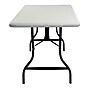 ICEBERG IndestrucTable 30" x 96" Plastic Folding Table, Platinum Granite (65233)~#|#~CE0E6434-0272-4FA1-A74464BD5CE61830_sc7