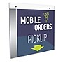Deflect-O Classic Image Sign Holder, 8.5" x 11", Clear Plastic (68301)~#|#~s1026738_sc7