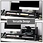 Mind Reader 2-Tier MDF Double Monitor Stand, Dual Screen Riser with Storage Shelf, Up to 88 lbs., Black (DBMONMDF-BLK)~#|#~CE23FECC-6B44-4BC5-8820489DFBED41E6_sc7