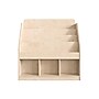 Flash Furniture Bright Beginnings 3-Section Modular Bookstand with Storage, 36" x 34.75", Brown (MKKE24282)~#|#~CE35600C-35A7-4030-A136A914068B434B_sc7