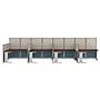 Regency Instant Office 63"H x 258"W 4 Person L-Shaped Cubicle Panel Workstation, Hansen Cherry (IO36494-03K-4P)~#|#~CE4C2AE7-D7AA-479F-89CA59FCD0C3D237_sc7