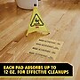 Rubbermaid "Over-The-Spill" Pad Tablet, 17" x 14", Yellow, 25/Pack (FG425400YEL)~#|#~CE5B7C56-06DA-4B3E-BFA3D9DC249C5CEF_sc7