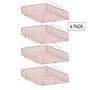 Mind Reader Metal Front Loading Stackable Letter Tray, Letter/Legal Size, Pink (BSTACK4-PNK)~#|#~CE5BB158-A16E-4CC2-9DD08FBAD861DF92_sc7