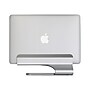 Rain Design mTower 4.5"W x 9.8"D Aluminum Vertical Laptop Stand, Silver (10037)~#|#~CE644CD3-F7B2-4FD2-BFA68A77DB209A40_sc7
