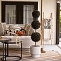 Nearly Natural UV Resistant Artificial Halloween Black Triple Ball Boxwood Topiary, 4' (T5174)~#|#~CE699756-E6FF-41A1-B9395BFA455805CF_sc7