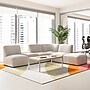 Bush Business Furniture Assemble L Shaped Sectional with Power/USB, Oat Fabric (ASM005OTF)~#|#~CE8A3A9D-EF53-4A1B-803D113E5F0CE86F_sc7