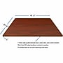 Lorell Essentials Series 42”W x 42”D 1” Thickness Square Table Top, Laminate, Mahogany (LLR87244)~#|#~CEA7BC74-8F99-4E24-803A9CEA782F4D91_sc7