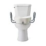 Medline Economy Elongated Locking Raised Toilet Seat Riser with Arms, 5" H, 400 lb. Capacity, White (G4-503LRX1)~#|#~CEAC9C9C-A3D9-40E6-BC3107FF7A91E618_sc7
