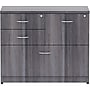 Lorell Essentials 4-Drawer Lateral File Cabinet, Letter/Legal Size, Lockable, 29.5"H x 35.5"W x 22"D, Weathered Charcoal~#|#~CEBA4E6B-B49E-4CF2-B3A69EB47349A1A1_sc7