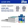 Brother LC501 Black/Cyan/Magenta/Yellow Standard Yield Ink Cartridge (LC501 4PKS)~#|#~CEC4D773-D4A3-4BBB-B850FD49763DA0D3_sc7