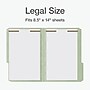 Pendaflex Pressboard Classification Folder, 2" Expansion, Legal Size, Gray Green, 25/Box (1006938)~#|#~CEC5DDDC-C62D-4120-8B6F397B96CCE7C2_sc7