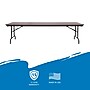 ICEBERG Premium Folding Table, 96" x 30", Mahogany (55234)~#|#~CEDB2080-3ABA-4E33-B7DF4D2D6F6F3FC0_sc7