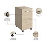 Bush Business Furniture Studio C 2 Drawer Mobile File Cabinet, Natural Elm (SCF116NESU)~#|#~CEE7257F-7DD2-4E01-BDDF28F09689849F_sc7