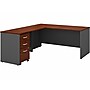 Bush Business Furniture Westfield 66"W L Shaped Desk with Return and File Cabinet, Hansen Cherry/Graphite Gray (SRC083HCSU)~#|#~CEF38ABE-4A9E-4C17-974C2849DD06F360_sc7