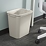 Coastwide Professional™ Plastic Trash Can, 7 Gallon, Beige (CW56430)~#|#~CF070069-BFD8-43CF-875CD308244564D5_sc7