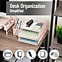 Mind Reader Metal Desk Organizer, Pink (3TSET-PNK)~#|#~CF0D4A6B-3089-4A31-BE7ACD6CF33D810E_sc7
