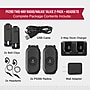 Cobra Compact 2-Way Handheld Business Radio with Dual-Dock Charger and Headset, Black, 2/Pack (PX280)~#|#~CF21BC0A-7254-482A-B8528B01D47CA41F_sc7