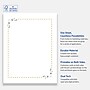 Avery Gold Dots with Green Florals Matte Blank Card, White, 10/Pack (S00-DPH)~#|#~CF2315C2-1F9F-4D3D-B6E8CAB57A3031B9_sc7