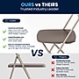 Flash Furniture HERCULES Plastic Folding Chair, Premium Brown, 24/Pack (24LEL3BRN)~#|#~CF2C1BEA-A1E1-4518-B3C08D4316027905_sc7