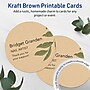 Avery Matte General Use Blank Cards, Kraft Brown, 75/Pack (95343)~#|#~CF4B3648-C728-487B-BAF5DB7037BF4EB5_sc7