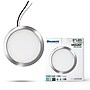 Bulbrite 5" Round 10.3-Watt 3000K LED Flush Mount Light, 850 Lumens, Nickel (773602)~#|#~CF4D5020-931A-4889-87D6292A73DC89E9_sc7