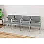Lesro Lenox Steel 4-Seat Tandem Seating, Open House Asteroid/Silver (LS4103.SSV-01OHAS)~#|#~CF6497E8-D69A-4E97-9A288AE3A936CCB1_sc7