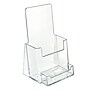 Azar Displays Trifold Brochure Holder, Desktop/Countertop, Top Loading, Clear Acrylic, 2/Pack (252922-2PK)~#|#~CF682BCF-F14B-4F62-98830CF6DF32E762_sc7