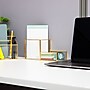 Mind Reader 2-Compartment Glass Desk Organizer, Gold (LG-GLD)~#|#~CF6EB352-F193-48EA-8D0F7AC3F0FD472C_sc7