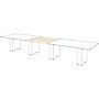Lorell Essentials Series 47”W x 47”D 1” Thickness Square Table Top, Laminate, Modern Elm (LLR16345)~#|#~CF79EA62-8736-4BDD-83537BBCC7B912F5_sc7
