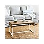 Household Essentials Wrap 35"W x 20"D Laminate Coffee Table, Coastal Oak/White (8270-1)~#|#~CF809626-BD91-48AC-95E70A67C93CBC25_sc7