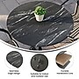 Flash Furniture TopGuard 31.25" Round Table Top, Wooden, Black Faux (STRD800MMBKMAR)~#|#~CFA3B444-2724-473A-A74798E684EAADB4_sc7