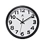 Infinity Instruments Wall Clock, 10.75"Dia. (20296BK-WH)~#|#~CFA54536-9C62-4260-B05F03EAAF136B1A_sc7