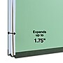 Staples 60% Recycled Pressboard Classification Folder, 1-Divider, 1.75" Expansion, Legal Size, Light Green, 20/Box~#|#~CFA5FEA1-D4B9-4A09-8ECD6B9EE11E33C9_sc7