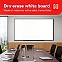 TRU RED Melamine Whiteboard | Large Dry Erase Board for Wall, White Board with Black Frame, 8ft x 4 ft~#|#~CFAD6F31-164E-4EF8-82A7E40547DC9C16_sc7