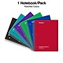 Staples® 5-Subject Subject Notebooks, 8.5" x 11", College Ruled, 200 Sheets, Assorted (10467M-CC)~#|#~CFB5D683-FAF9-4776-B8C61F76B11C2E50_sc7