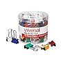 Universal Binder Clips in Dispenser Tub, Mini, Assorted Colors, 60/Pack~#|#~CFE7FB7A-B5AE-4A95-95DDBF86E10C7836_sc7