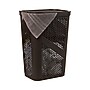 Mind Reader 15.85-Gallon Slim Laundry Hamper with Lid, Plastic, Brown (HBIN60-BRN)~#|#~CFEC5472-FD49-4435-8B15952D1089282E_sc7
