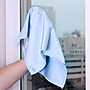 Hospeco Microfiber Cleaning Cloths, 16" x 16", Blue, 12 Cloths/Pack, 15 Packs/Carton (MFCGL2701616BL)~#|#~D000F1D5-5E0C-4783-8CF2F60C0AD49E31_sc7