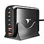 Turonic 200W 6-Port Desktop Charging Station, USB-C & USB-A, Black (350H43)~#|#~D017E9F1-80F7-4217-84033D843366485C_sc7
