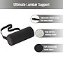 Mind Reader Air-Cloud Memory Foam Lumbar Roll Pillow, Black (LUMBROLL-BLK)~#|#~D0308DD5-801D-4CC1-A3BD68A727EE4709_sc7