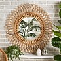 bali & pari Bora Wall Mirror, Natural Rattan, 31.5" (211-12758-HiT)~#|#~D03A5AF3-B1E1-4DC1-B01B9F5EBD7C512C_sc7