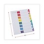 Universal Table of Contents Dividers, 1-8 Tab, Assorted Colors, 8 1/2" x 11", 6/Pack~#|#~D071DD4D-AD31-4BFE-B13F89CF5BDD57F1_sc7