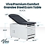 Viva Comfort Exam Table, 500 lbs. Capacity, Black (ADI996-09-S2-BLK-MK)~#|#~D093A6EF-2721-42FE-83500EB7F4A835D6_sc7