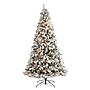 Nearly Natural 9-ft Flocked White River Mountain Pine Artificial Christmas Tree with Pinecones and 650 Clear LED Lights (T3384)~#|#~D09657FE-AA2C-45AA-83D9098FEBF4878F_sc7