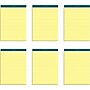 TOPS Docket Notepads, 8.5" x 11.75", Wide, Canary, 100 Sheets/Pad, 6 Pads/Pack (TOP 63387)~#|#~D09740A9-B775-471D-8E330370ECE80C96_sc7