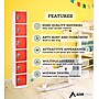 AdirOffice 72'' 6-Tier Red Storage Locker, 4/Pack (629-206-RED-4PK)~#|#~D09BEF3A-9A59-44FE-A3D8A9447B779DDE_sc7