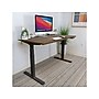 Mount-It! Ultimate 55"W Electric Rectangular Adjustable Standing Desk, Oak/Black (MI-18082)~#|#~D0A3B6E4-BEBC-40AA-A0503A084AEB8CB0_sc7