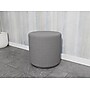 Lesro Bloom Vinyl Round Pouf Ottoman, Chambray Grey (PF0118.SSV-01CHGY)~#|#~D0AFF77F-01A7-4BA9-9E0471993CBFBB69_sc7